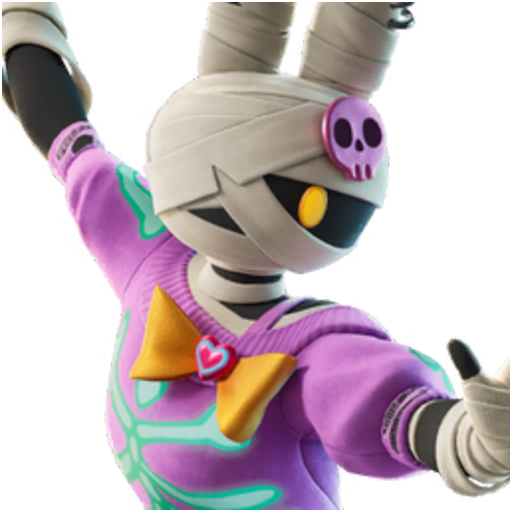 Bunnybone - A floofy phantom with bandages to spare.