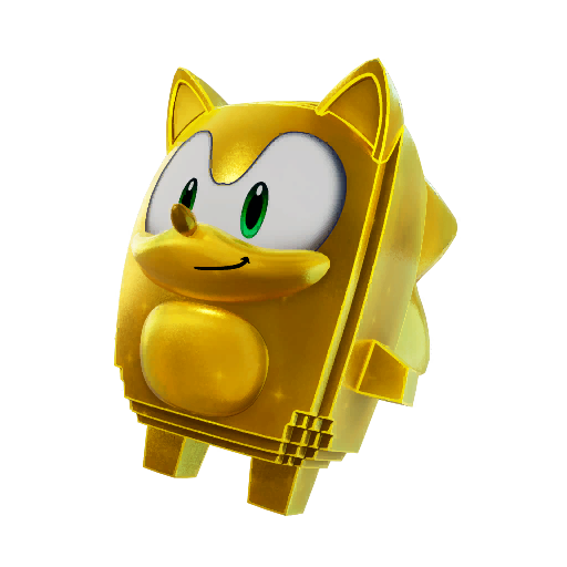 Gold Sonic Sprite